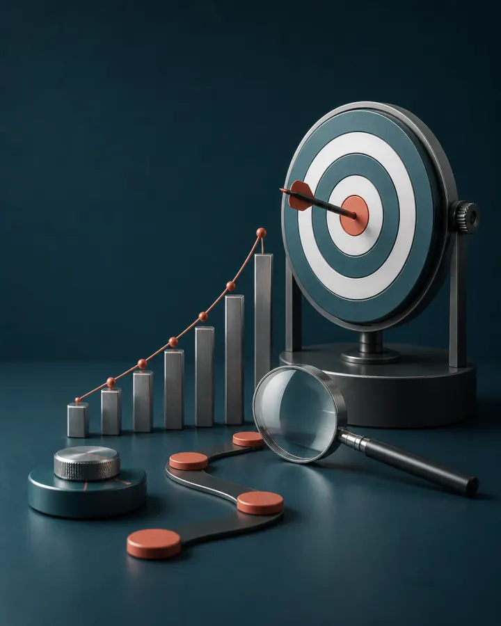 Medición de leads, oportunidades y resultados Medición de la generación de leads mediante objetivos e indicadores