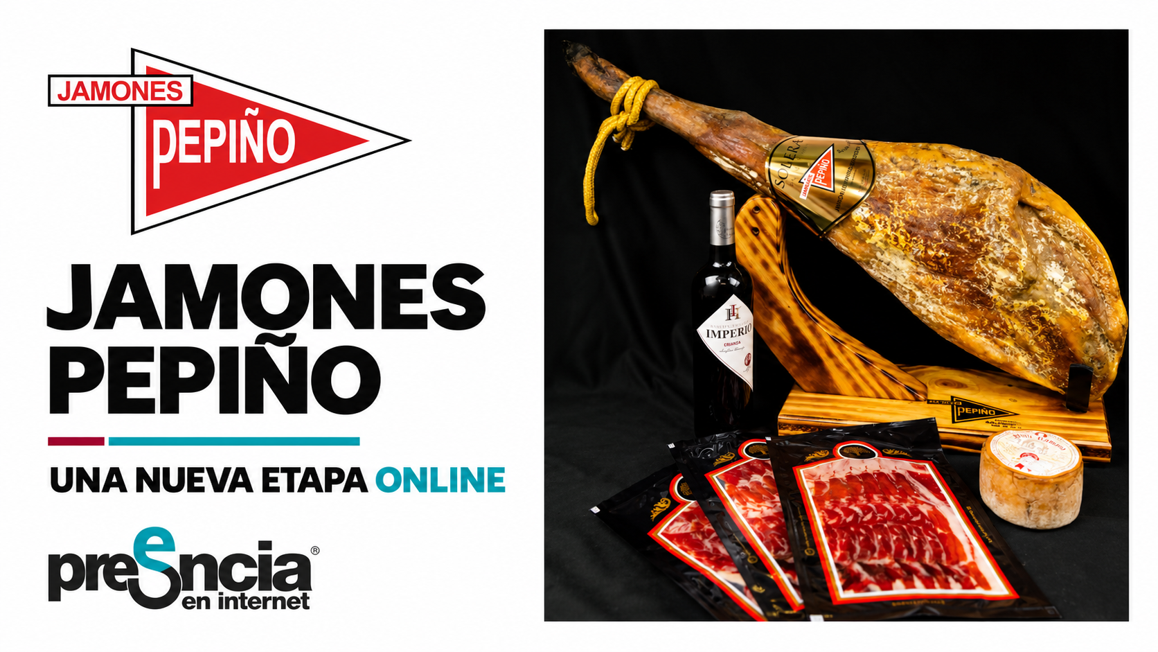 Jamones Pepiño: una nueva etapa online, proyecto de ecommerce de Presencia en Internet.